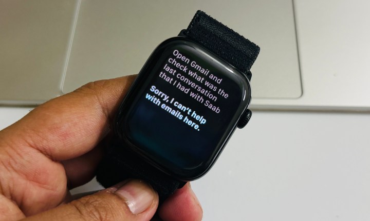 Siri sur Apple Watch.