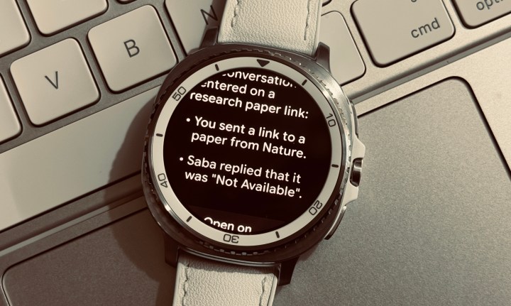 Parler avec Gemini sur la Galaxy Watch 8 Classic de Samsung.