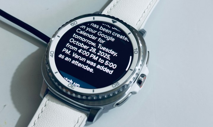 Obtenir des réponses avec Gemini sur la Galaxy Watch 8 Classic de Samsung.