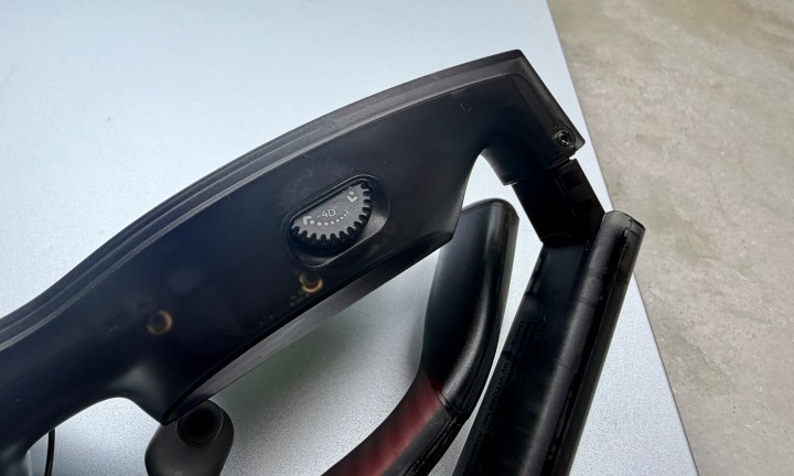 Cadran dioptrique sur les lunettes Viture Luma Pr XR