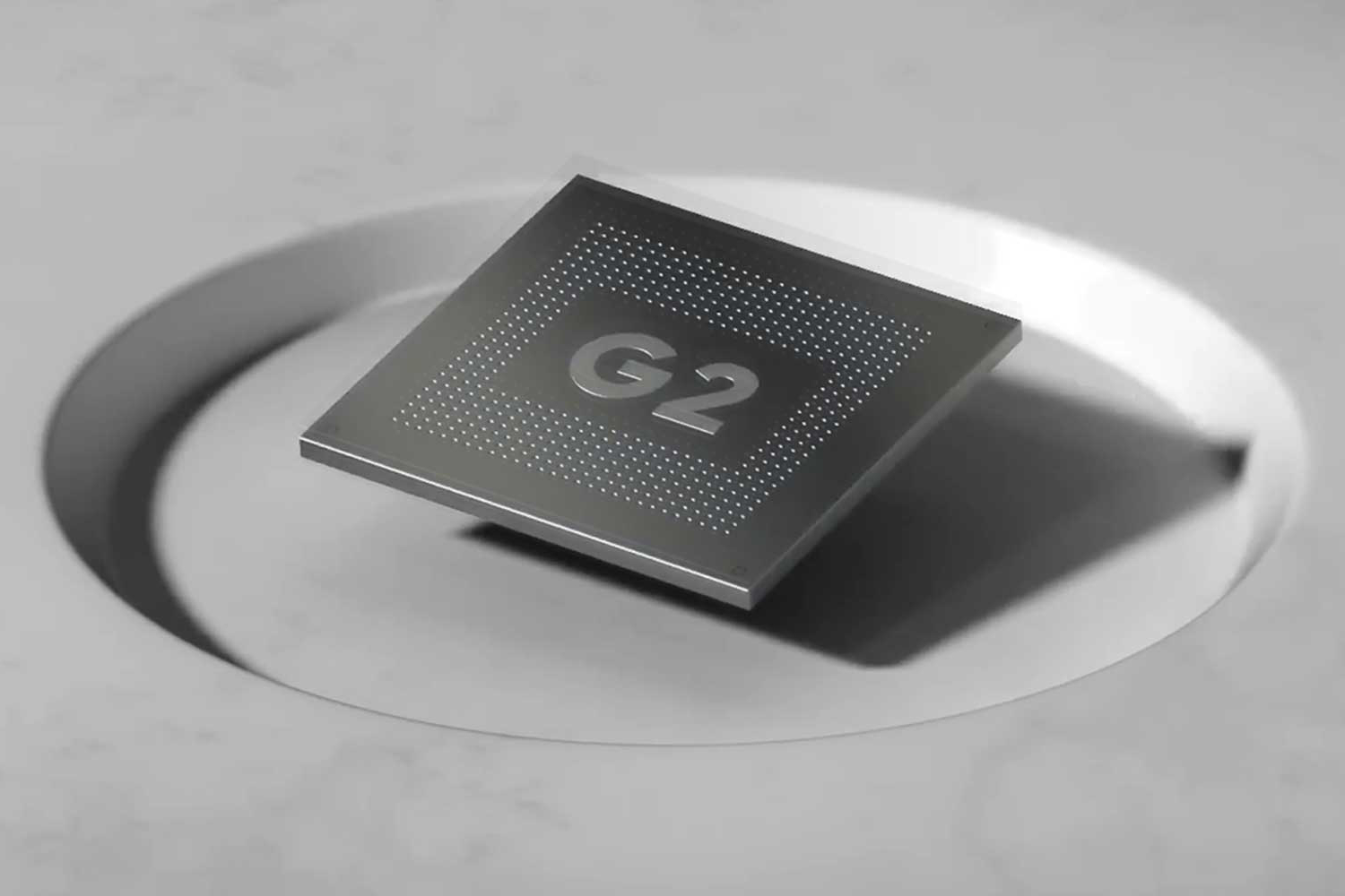 La puce Tensor G2 de Google.