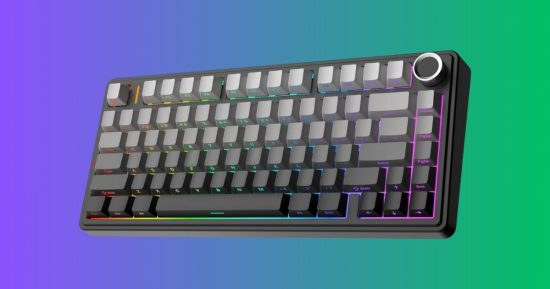 Ce clavier mécanique sans fil avec montage RVB et joint coûte maintenant seulement 59 $