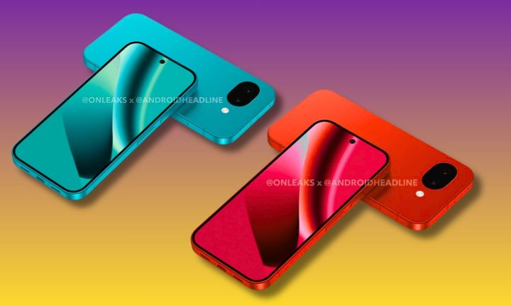 Rendu présumé du Google Pixel 10a.