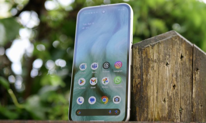 L'écran du Google Pixel 9a.