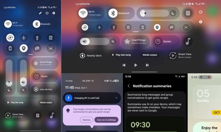 Notifications prioritaires Samsung AI