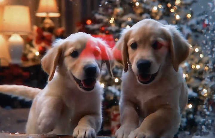 Des chiens générés par l'IA dans la publicité festive 2025 de Coca-Cola.
