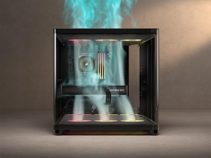 Débit d'air de la chambre principale du Corsair Air 5400