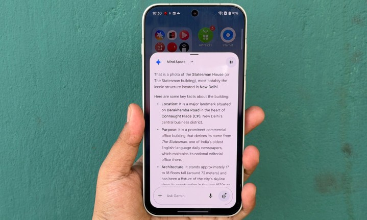 Gemini lié à Mind Space sur OnePlus 15