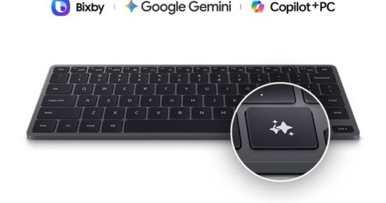 Le rival du Magic Keyboard de Samsung met l'IA à portée de main