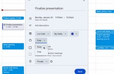 Google Agenda vous permettra enfin de bloquer du temps pour une tâche au lieu d'une réunion