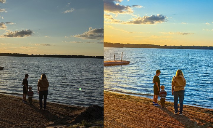 Scène de plage avec des gens