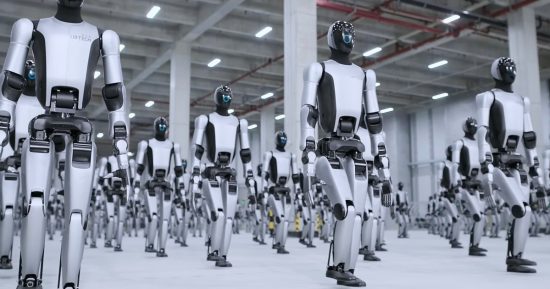Cette séquence de centaines de robots humanoïdes est incroyable, mais est-elle réelle ?