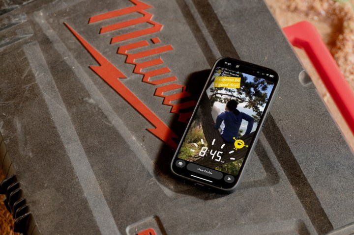 Snapchat sur iPhone.