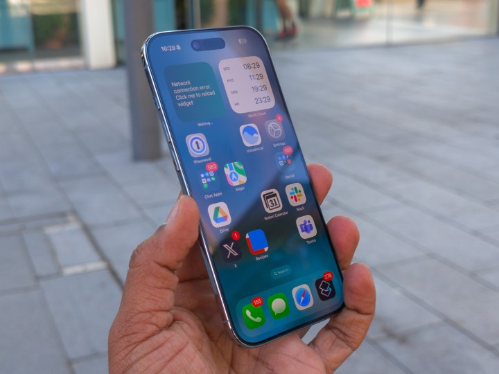 Écran bleu clair Apple iPhone Air