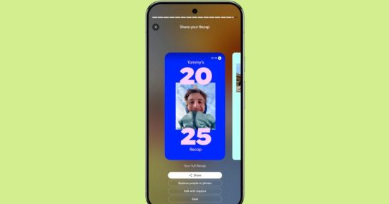 Le récapitulatif de Google Photos est ici et l'édition 2025 dispose également d'un compteur de narcissisme