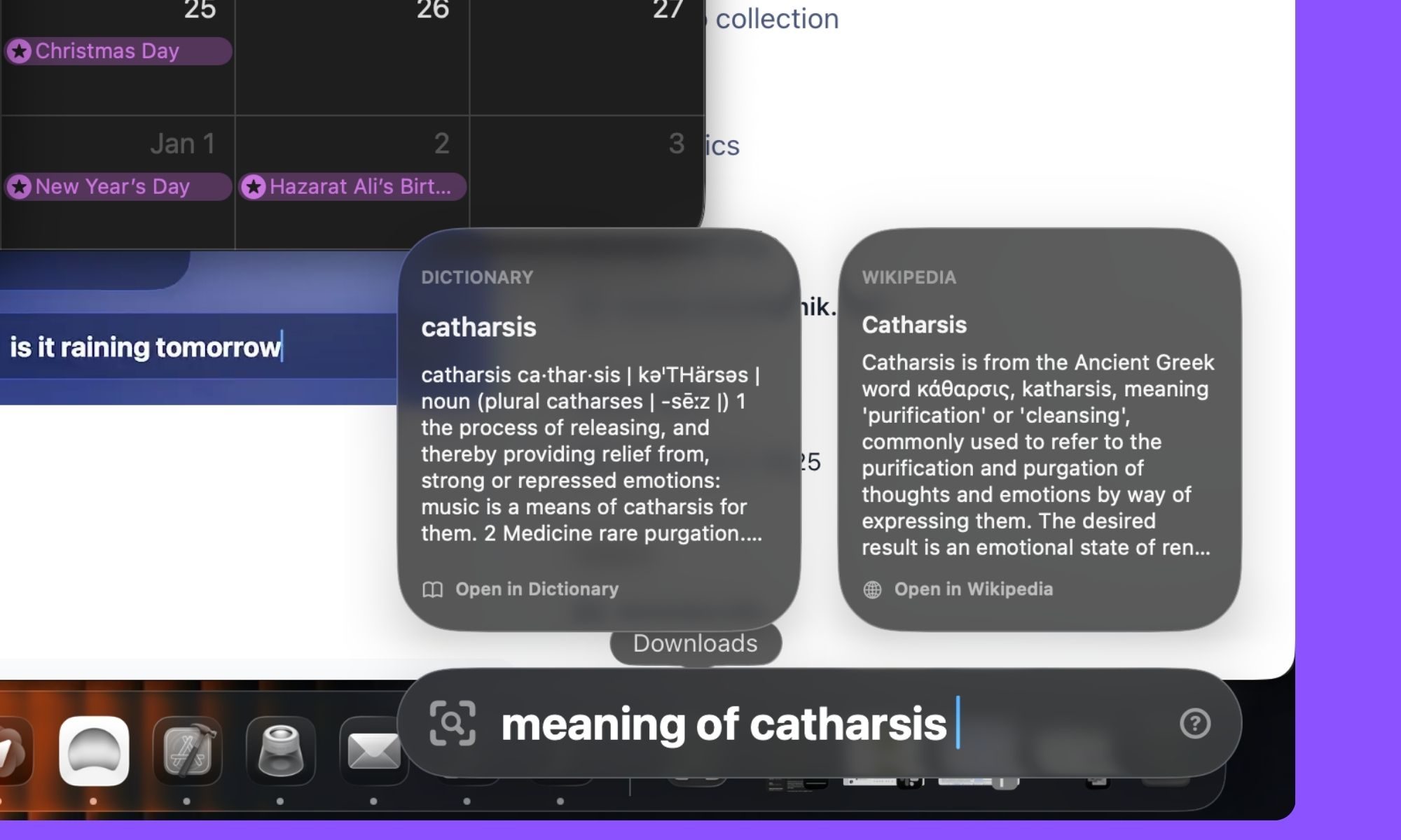 explorer des mots avec l'application Vector pour Mac.
