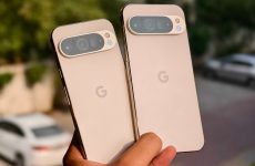 Google Pixel 9 Pro and Pixel 9 Pro XL in hand.