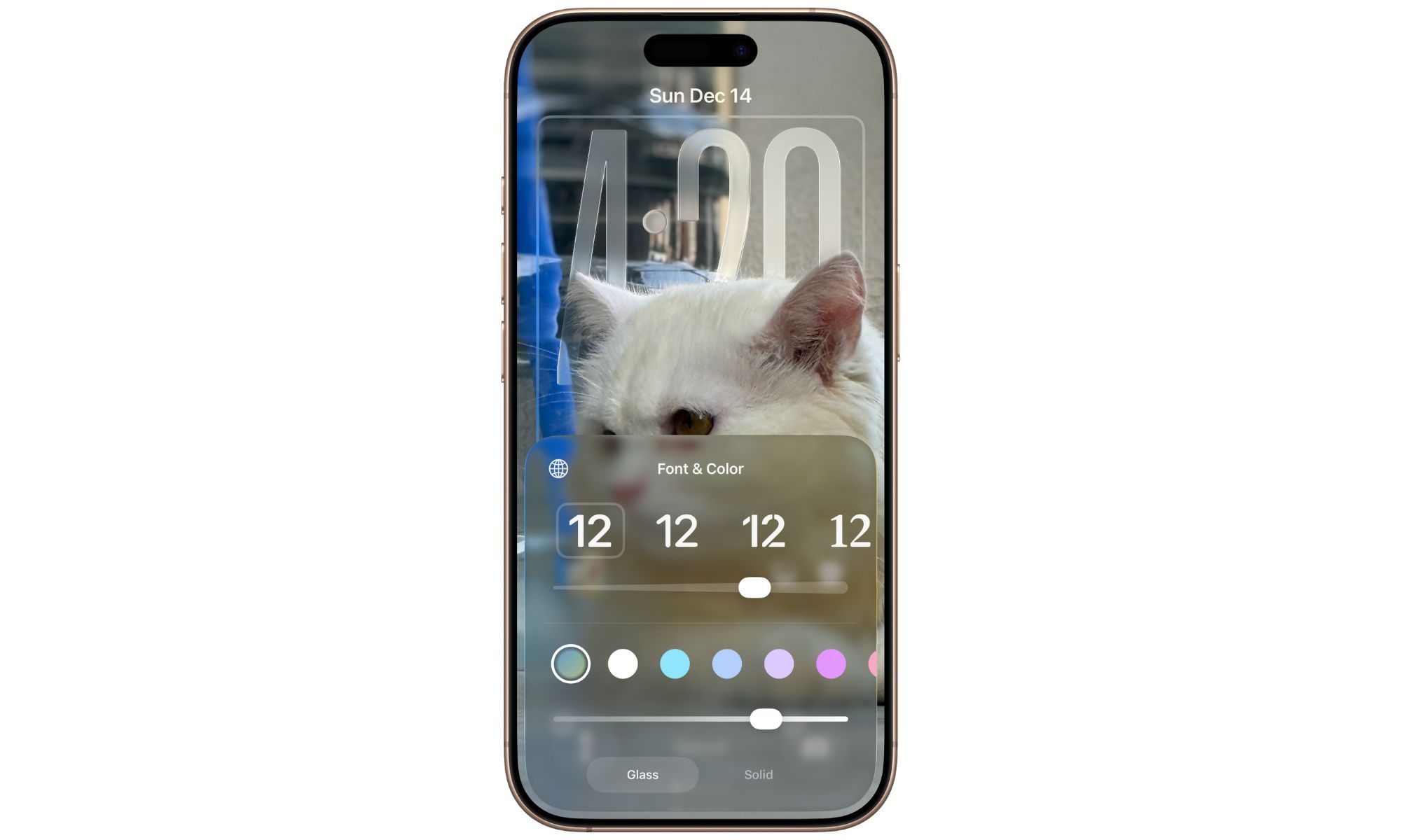 Écran de verrouillage d'un iPhone exécutant la mise à jour iOS 26.2.