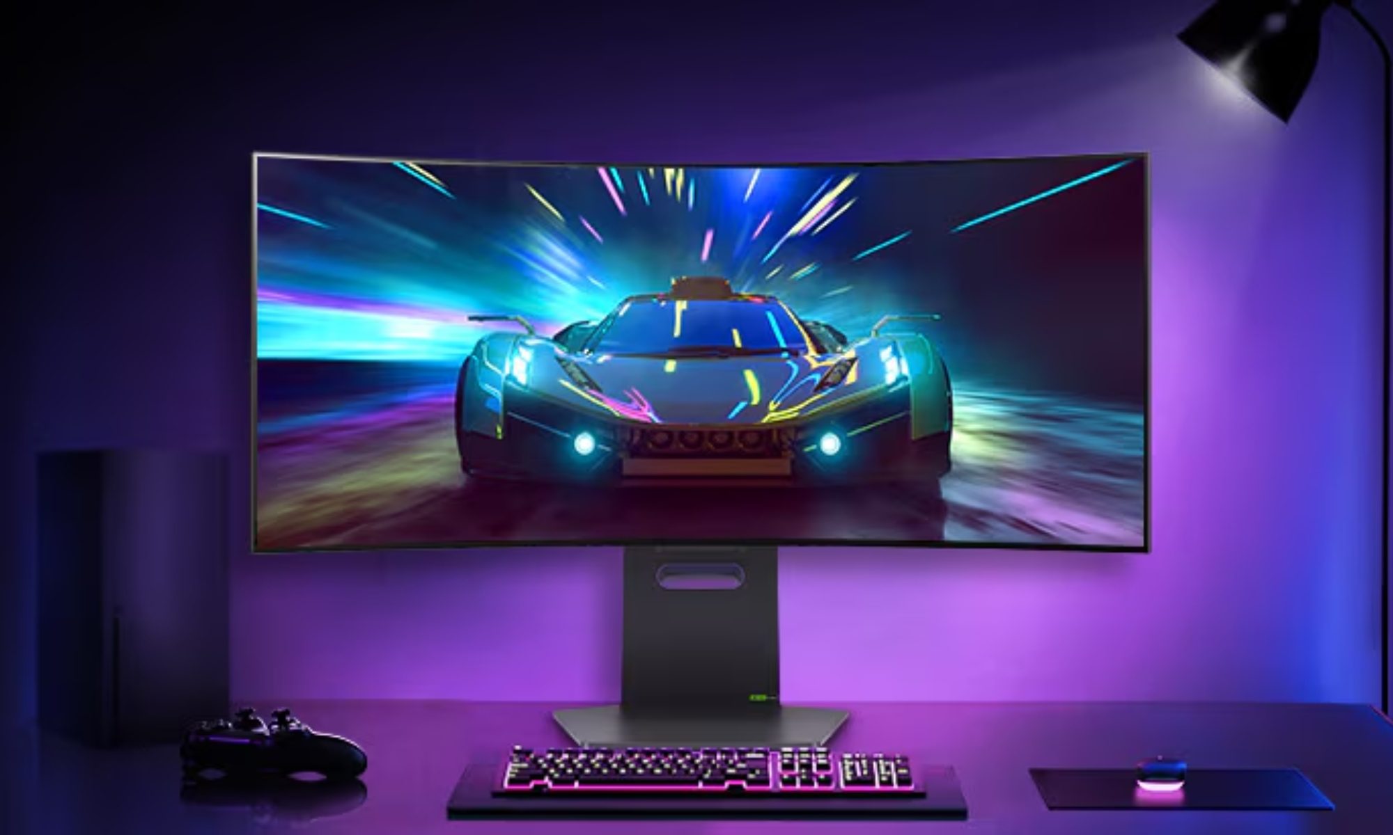 Image d'utilisation du moniteur LG OLED.