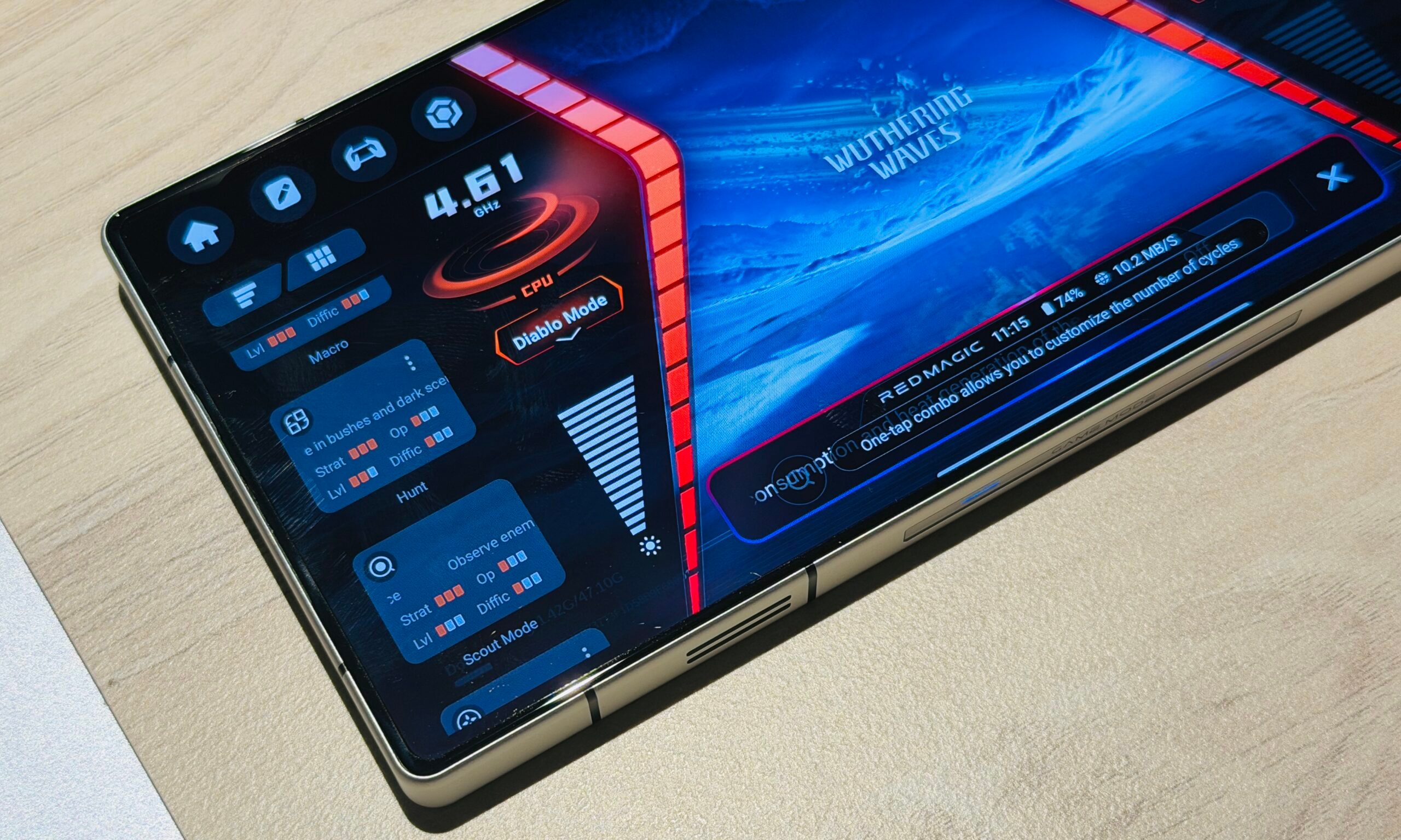 Smartphone de jeu Red Magic 11 Pro.