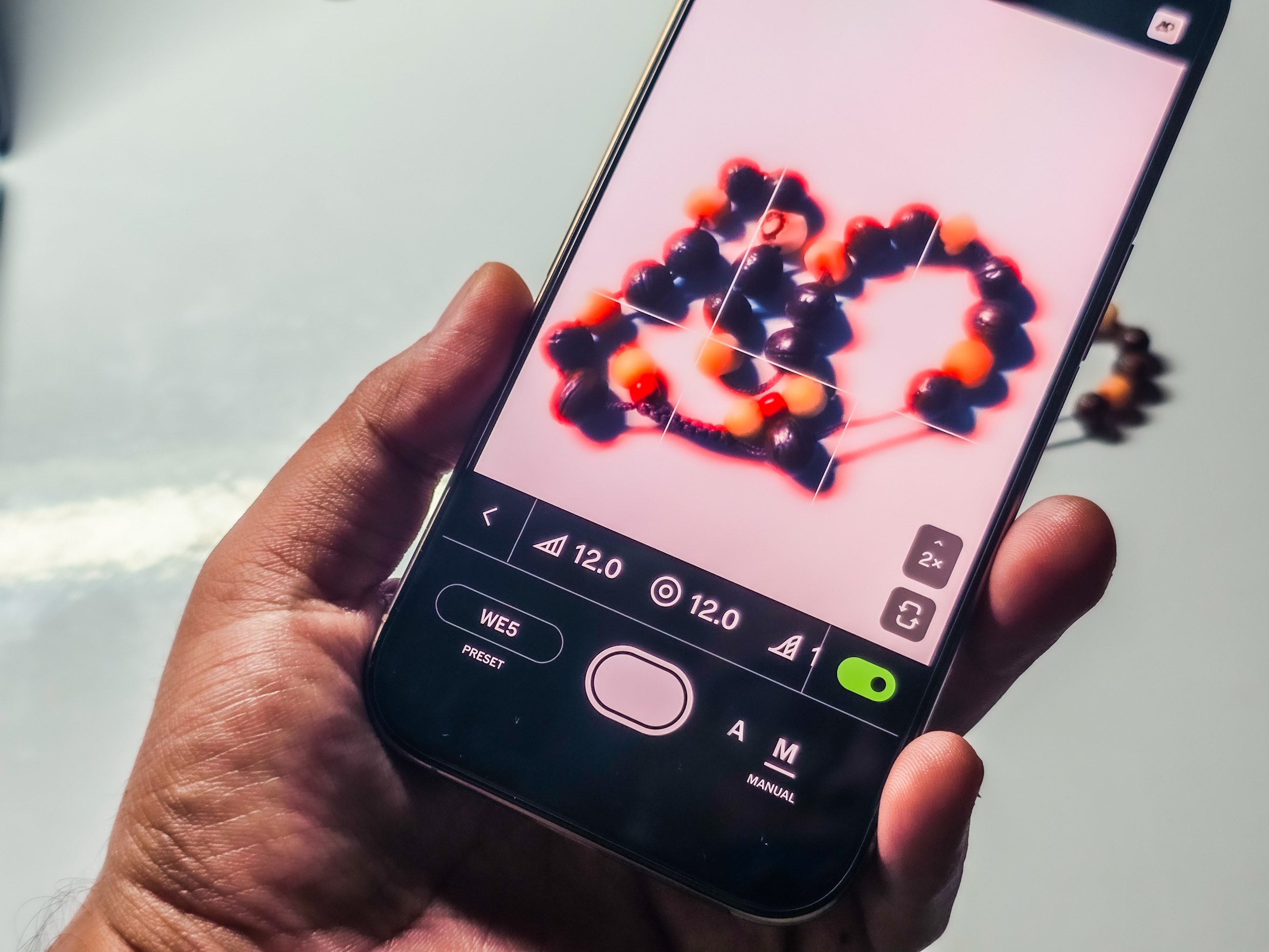 Application de capture VSCO sur iPhone