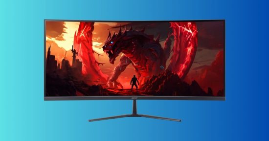 Cette offre de moniteur de jeu incurvé de 34 pouces vous offre une immersion ultra-large pour 209,99 $