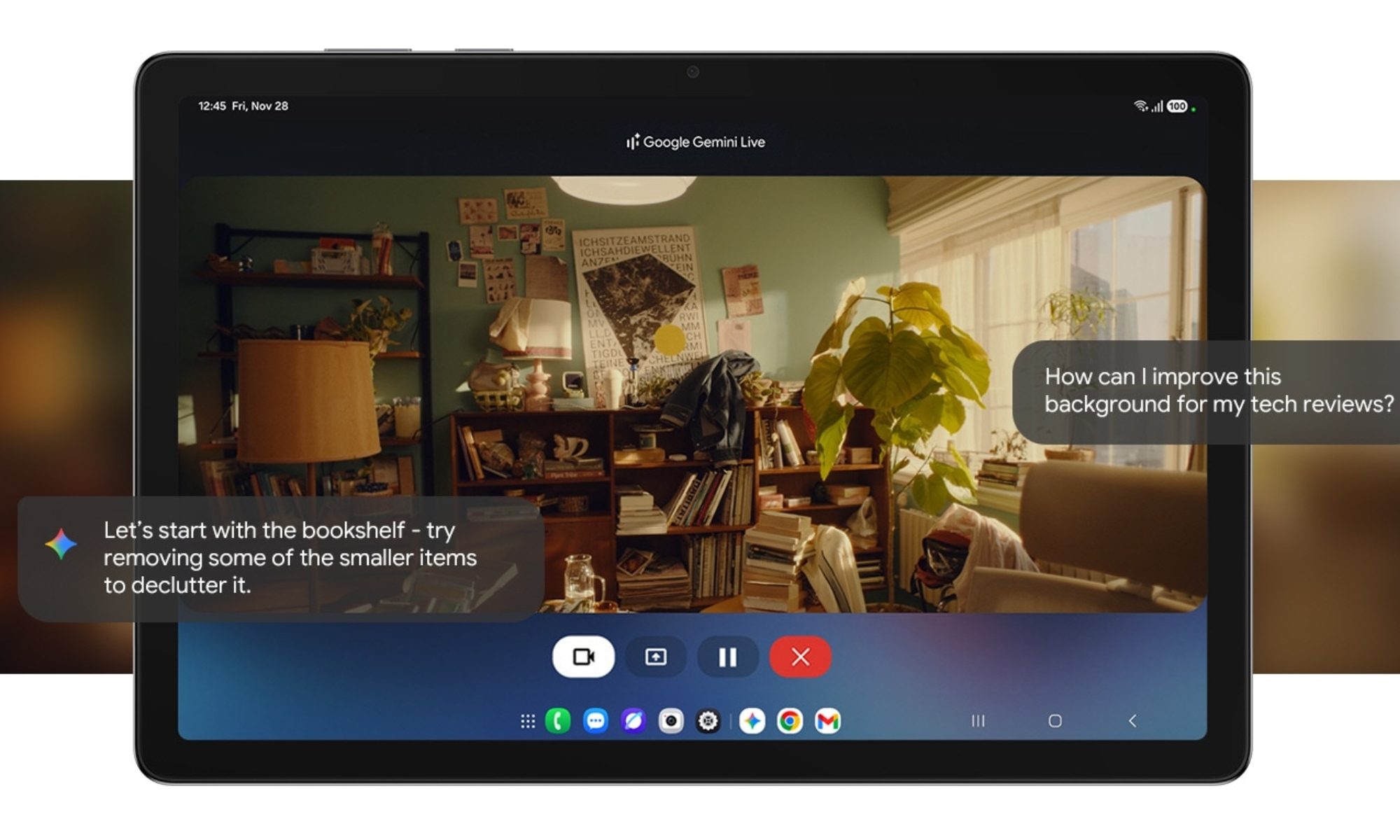 Image multitâche du Samsung Galaxy Tab A11+.