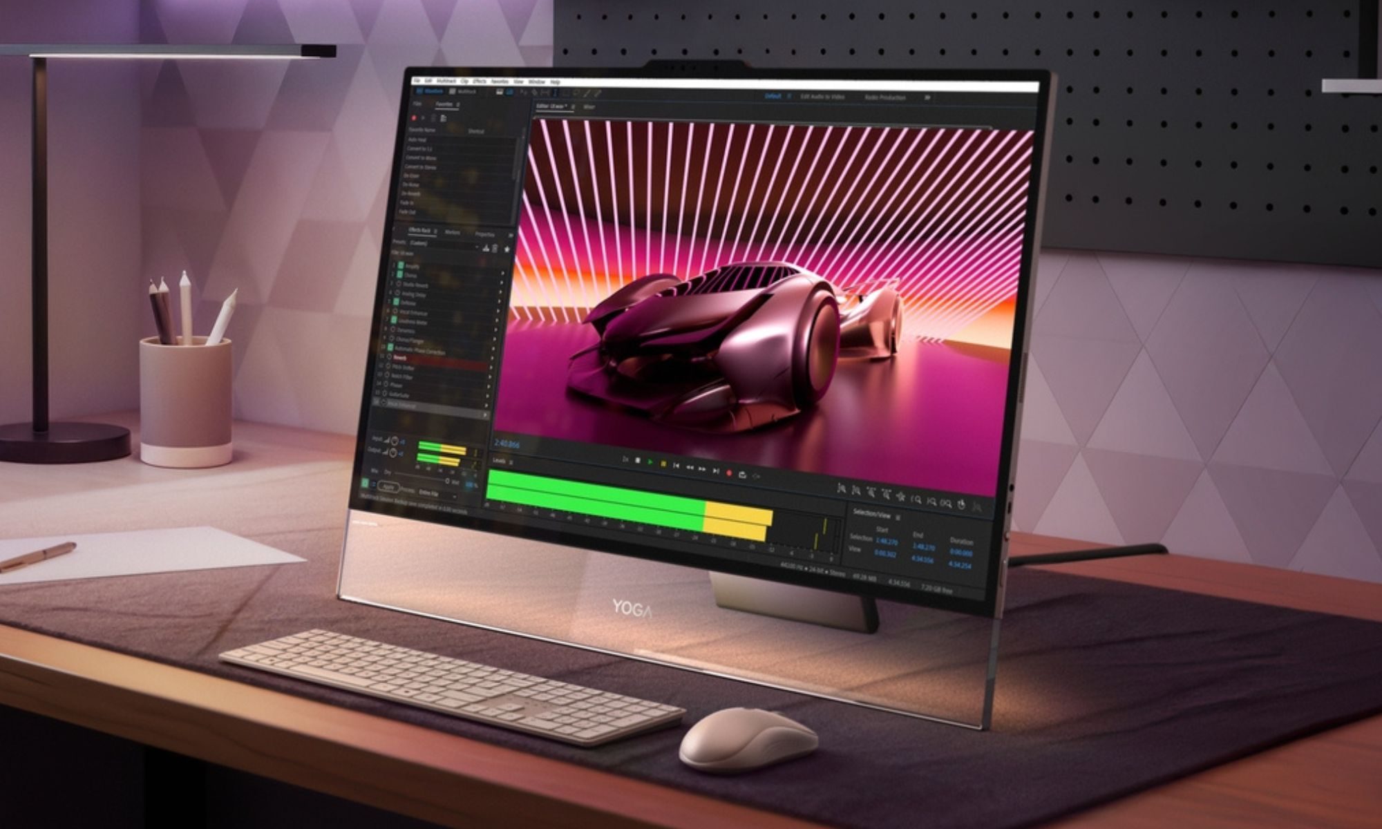 Ordinateur de bureau Lenovo Yoga AIO i Aura Edition