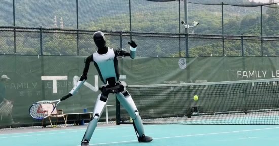 Rencontrez le robot humanoïde qui joue (presque) au tennis comme un pro