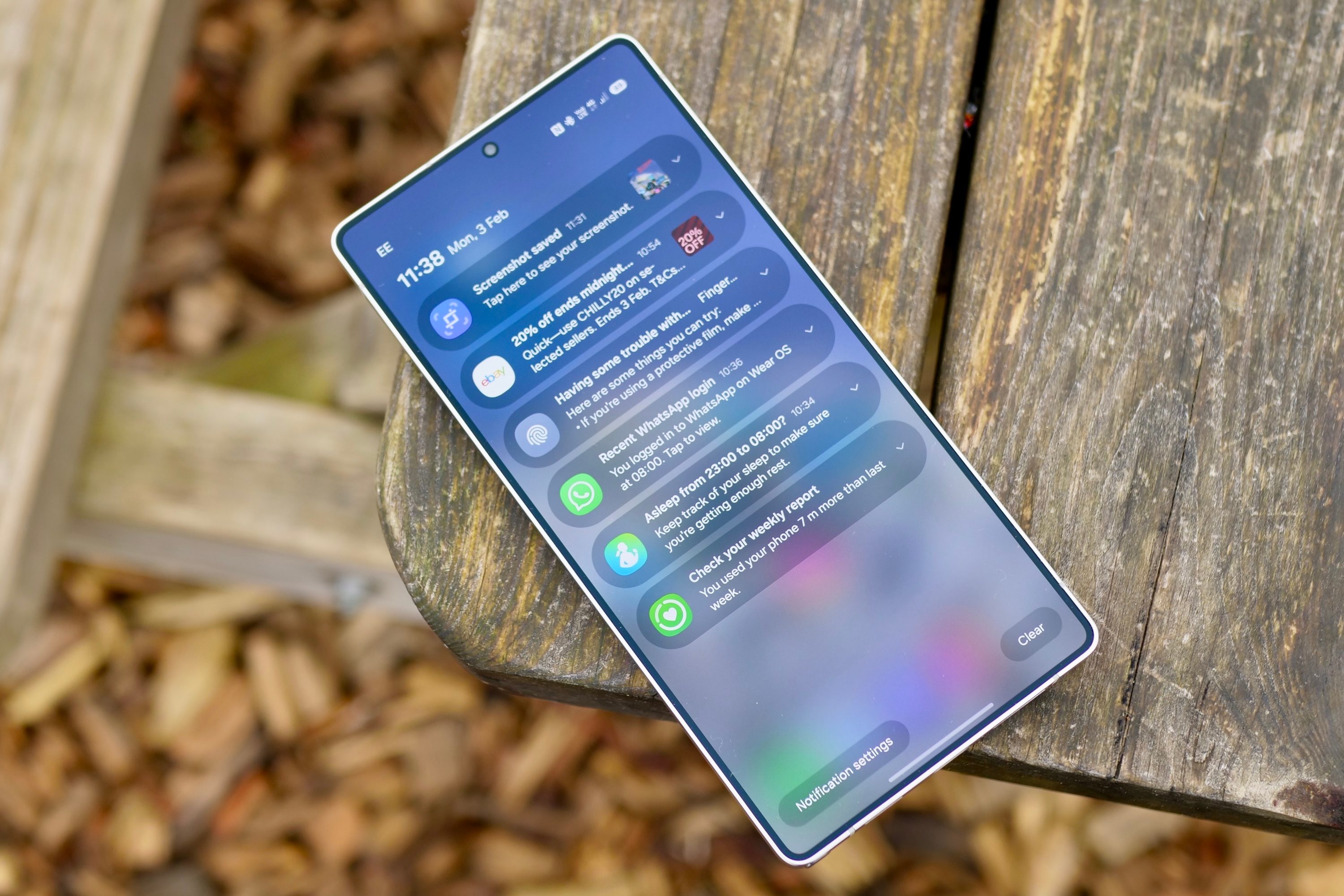 Notifications sur le Samsung Galaxy S25 Ultra.