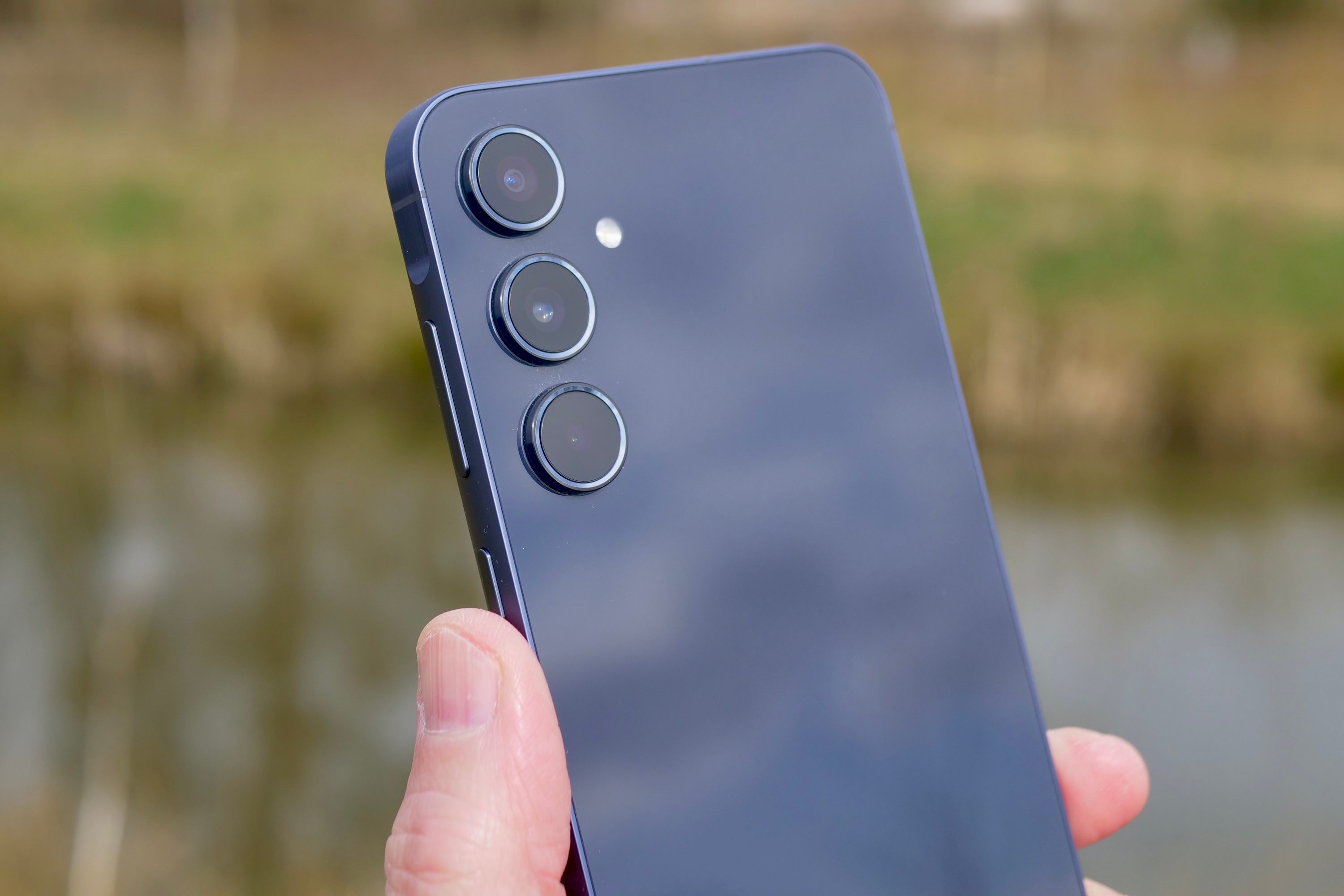 Les appareils photo du Samsung Galaxy A55.