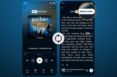 Amazon propose une nouvelle fonctionnalité Audible qui vous permet de profiter d'ebooks avec lecture lyrique