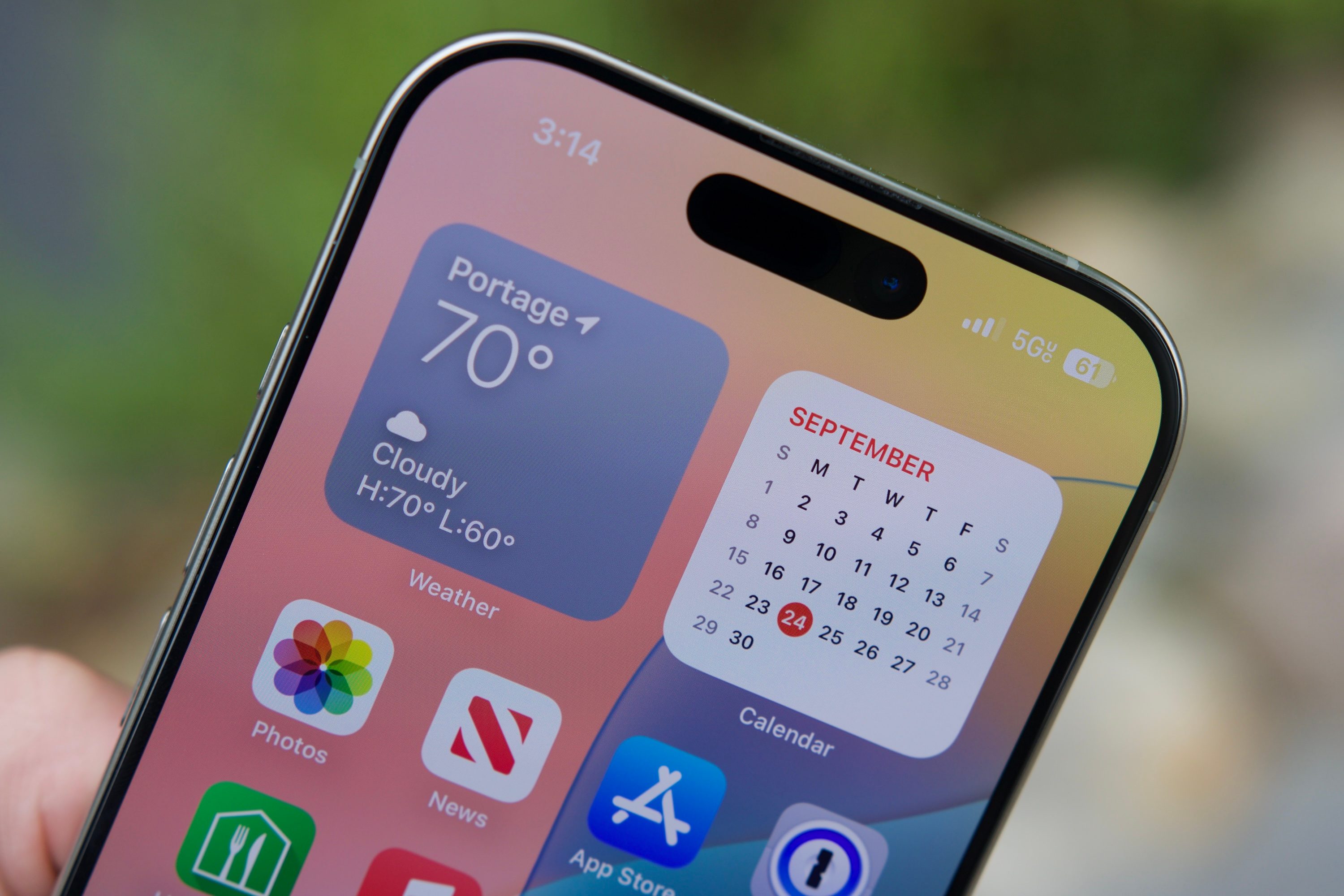 L’île dynamique sur l’iPhone 16 Pro.