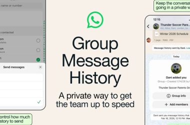 La dernière fonctionnalité de WhatsApp vous permet de mettre plus facilement les nouveaux membres du chat de groupe au courant