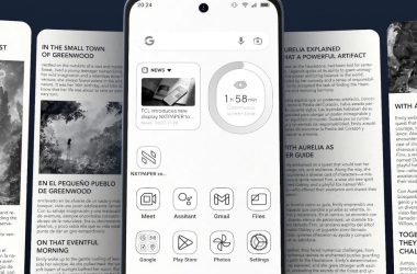 TCL met à niveau son écran en papier attrayant sur un panneau AMOLED pour téléphones