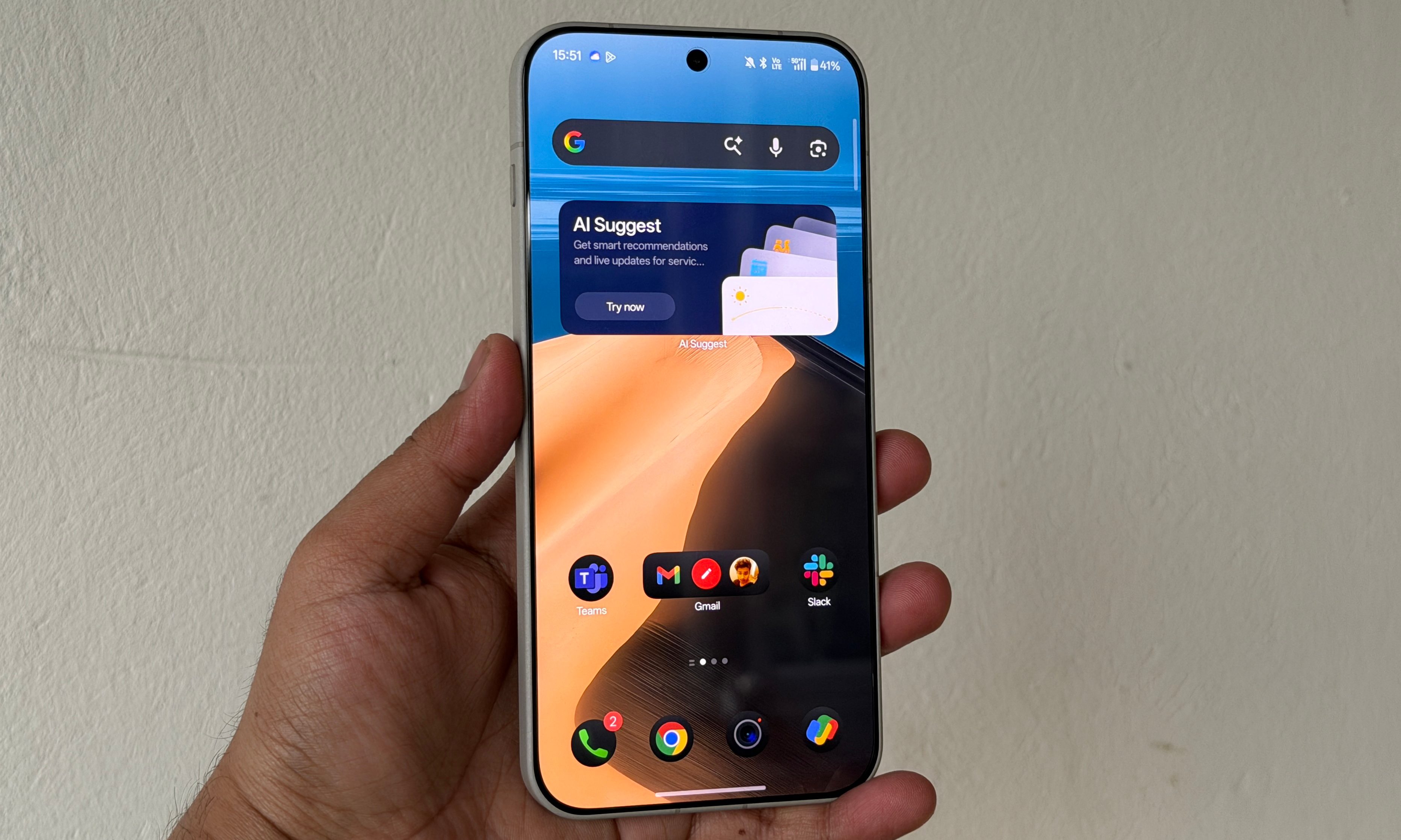 Maison. Écran sur OnePlus 15.