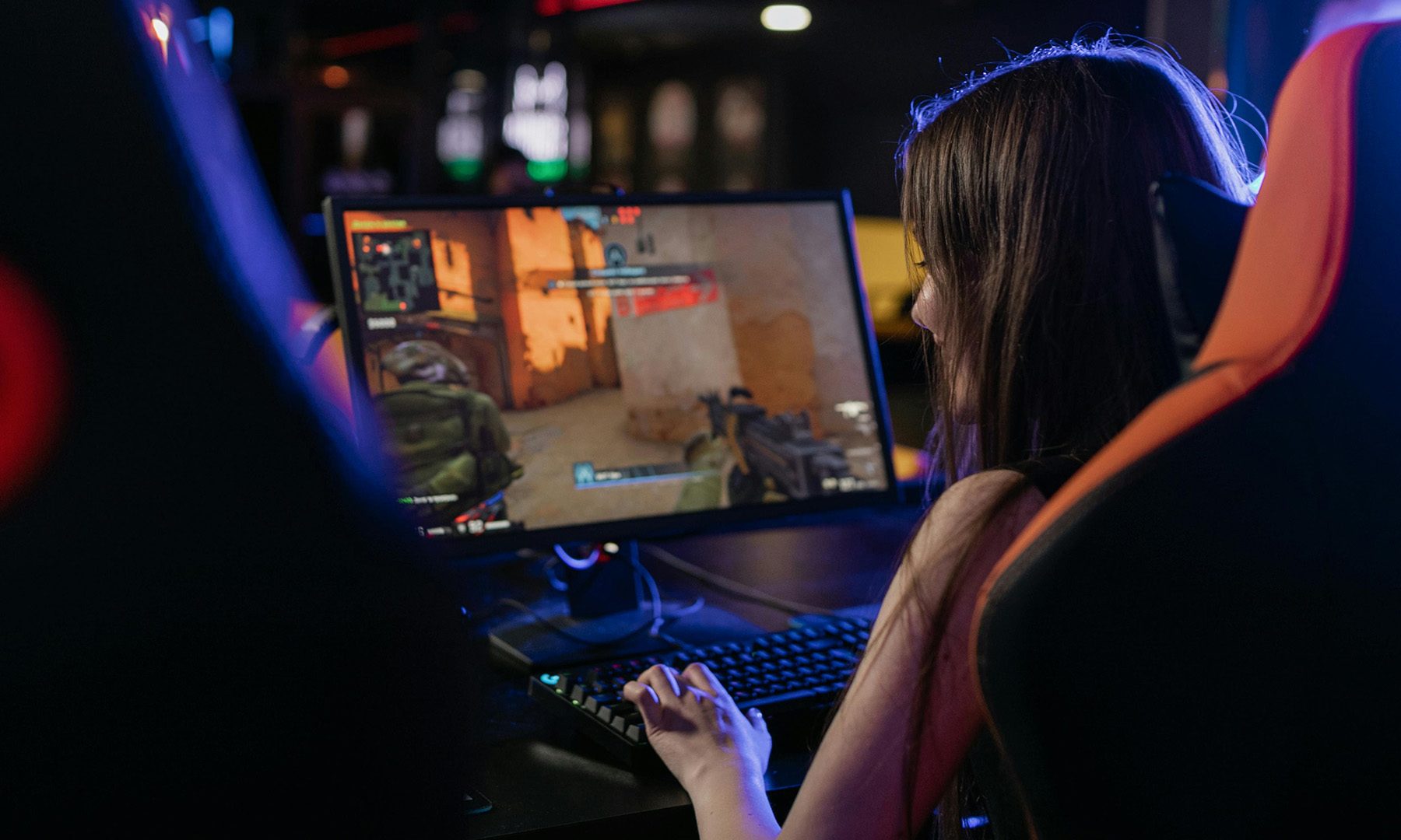 Jouer sur un moniteur de jeu