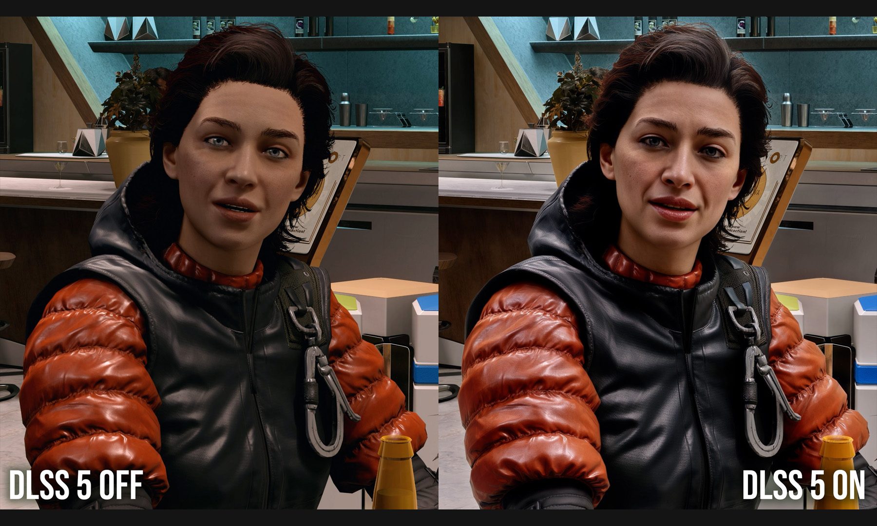 Starfield DLSS 5 activé et désactivé