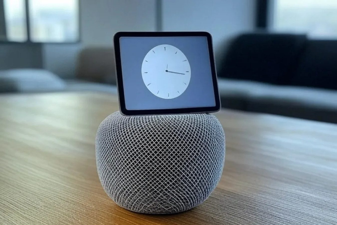 Maquette d'affichage du HomePod