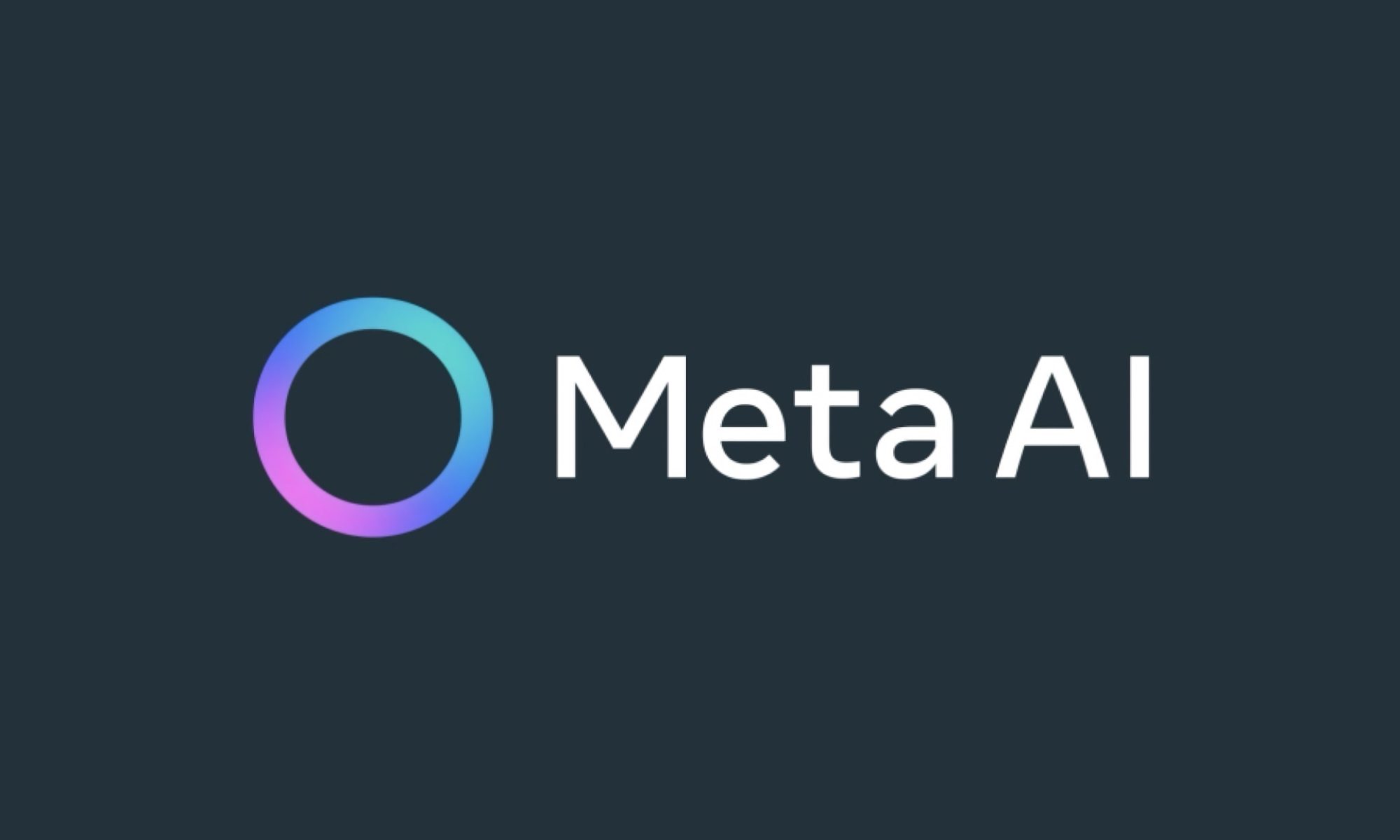 Logo et texte Meta AI