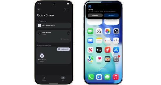 La fuite Android Tap-to-Share offre un premier aperçu du nouvel outil de partage de Google