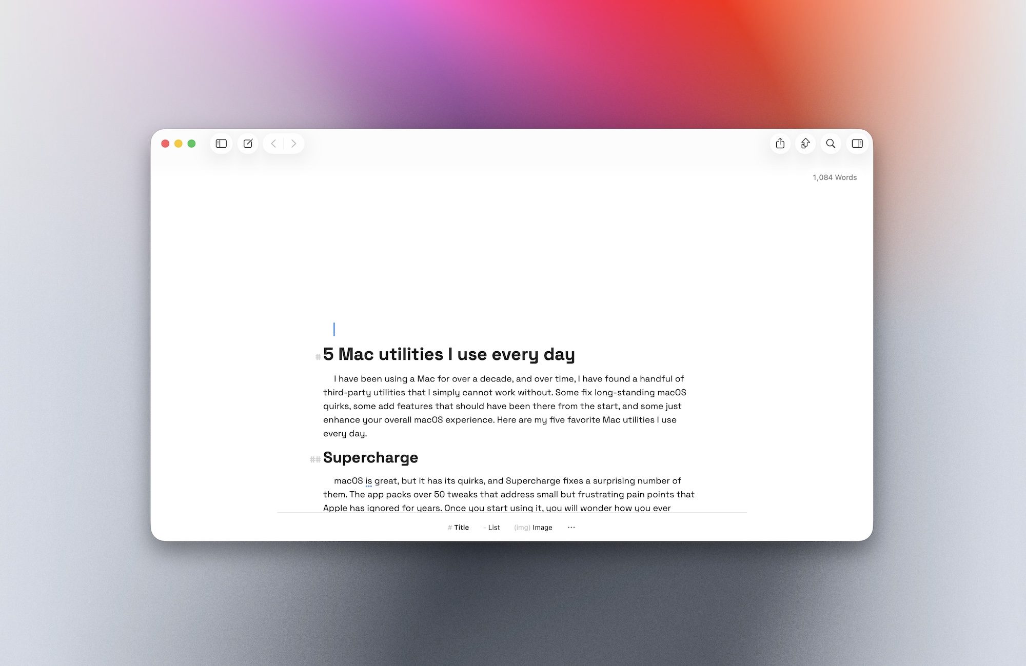 Application Monocle créant un arrière-plan flou