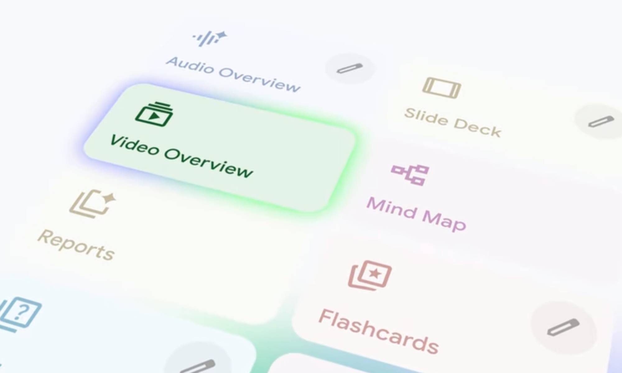 Aperçus vidéo NotebookLM présentés.