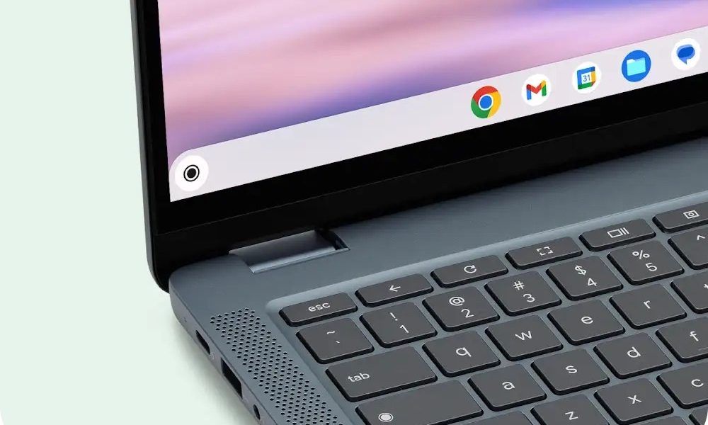 ordinateur portable exécutant ChromeOS