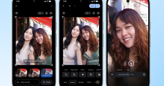 Google Photos se dote de nouveaux outils d'édition axés sur des retouches subtiles