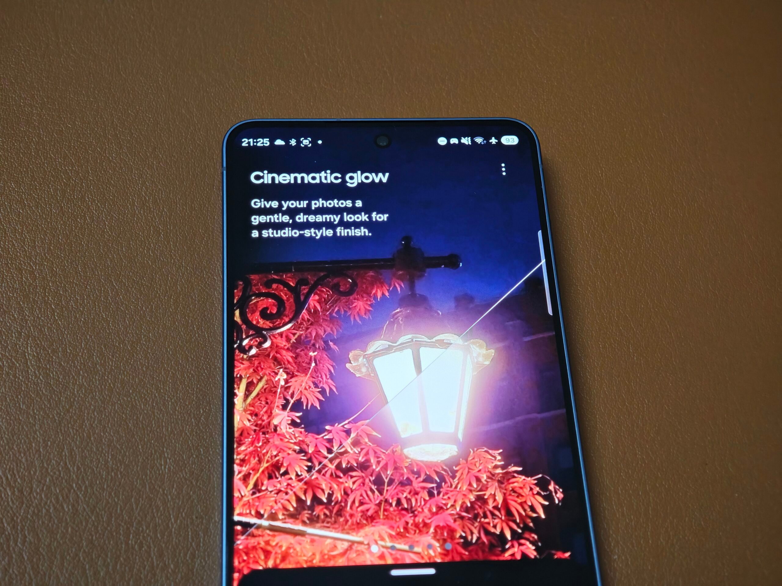 Application Samsung Galaxy Enhance-X fonctionnant sur le Galaxy S26.