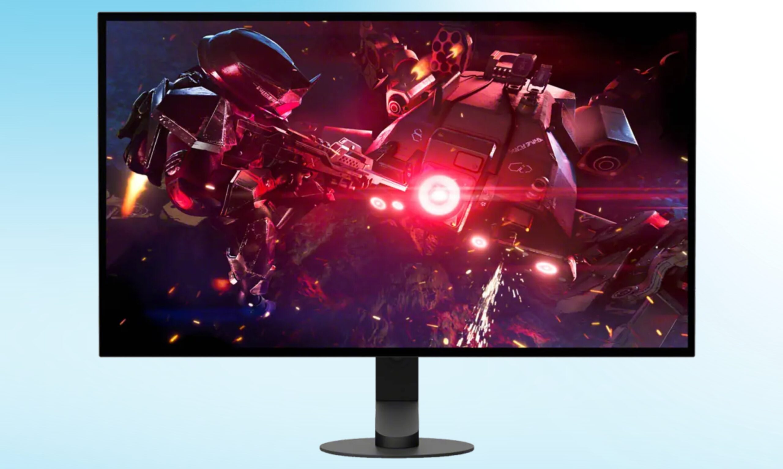 Moniteur de jeu Sony OLED à taux de rafraîchissement élevé.