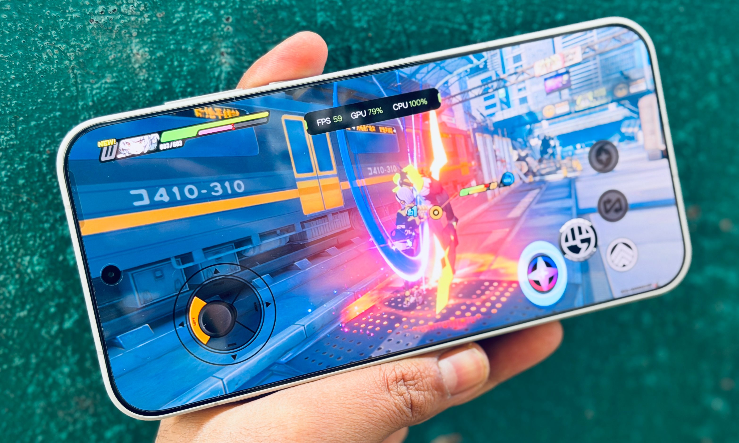 Action de puissance sur OnePlus 15.