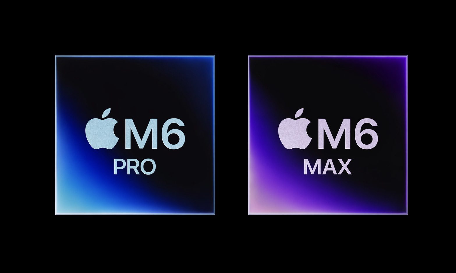 Représentation Apple M6 Pro et M6 Max
