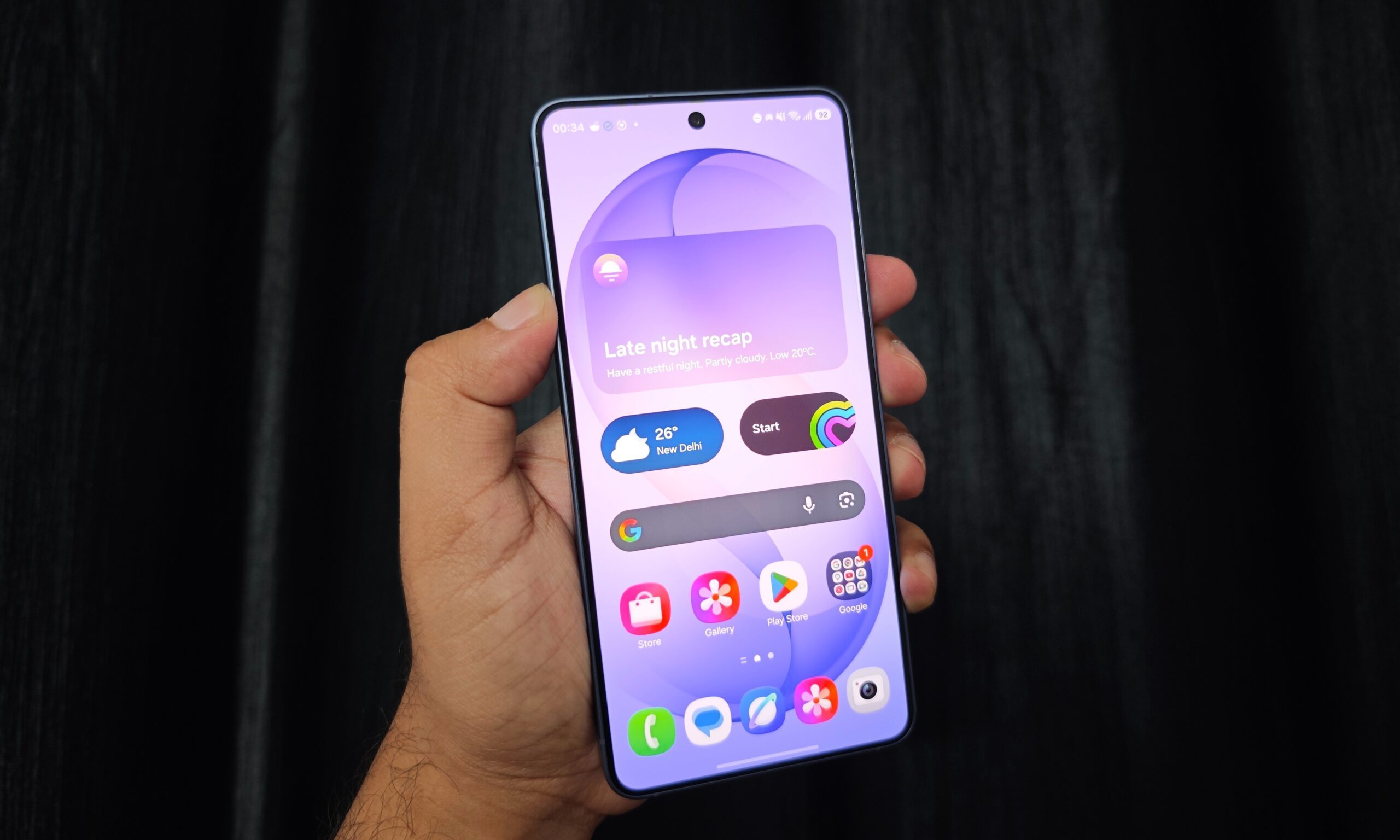 Vue de face du Galaxy S26